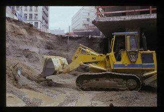 <em>Place de l'Homme de Fer - Paléochenaux (Fouille 1991-1993) - Crédits : JJS</em>